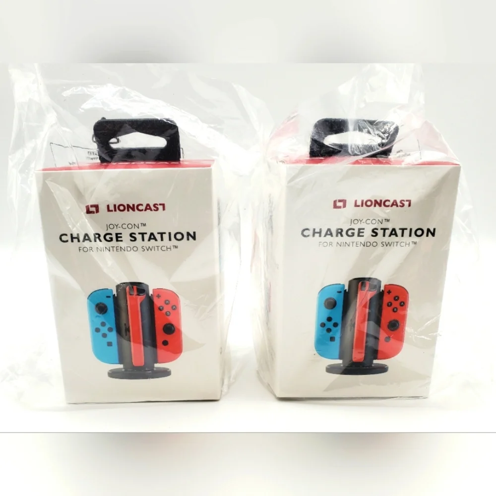 (2) Quad-Charger for Nintendo Switch, Controller Charging Station